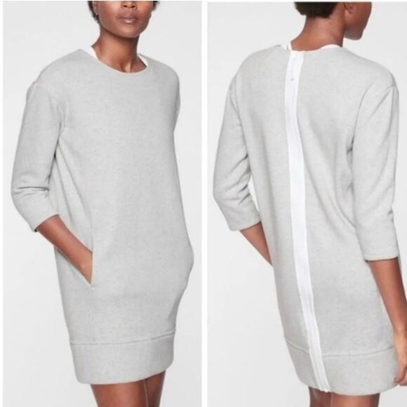 Athleta Dresses & Skirts - Athleta Cozy Karma Back Zip Dress